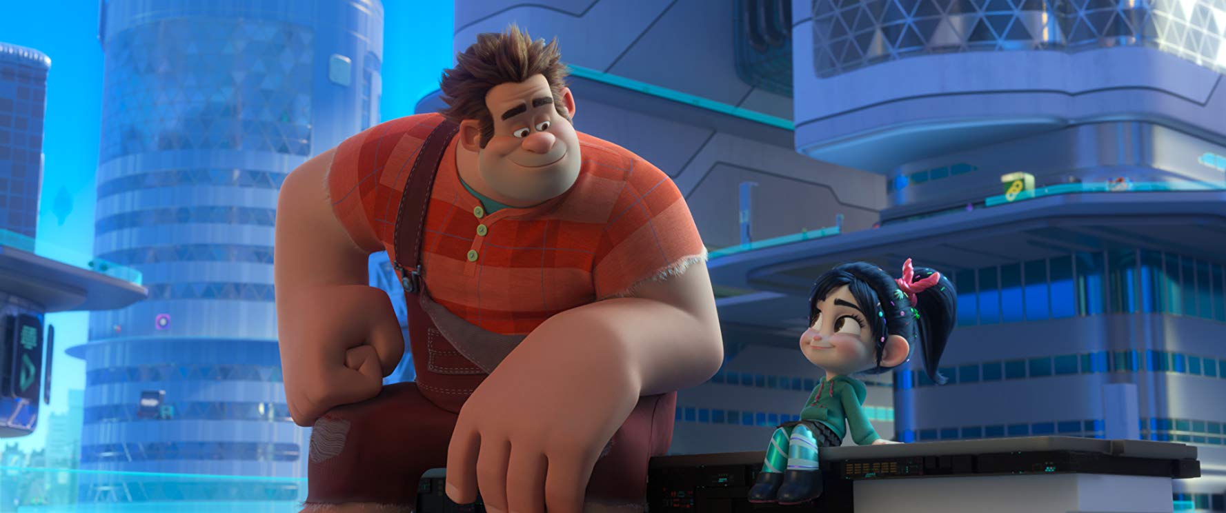 Movie still of Wreck-It Ralph and Venellope