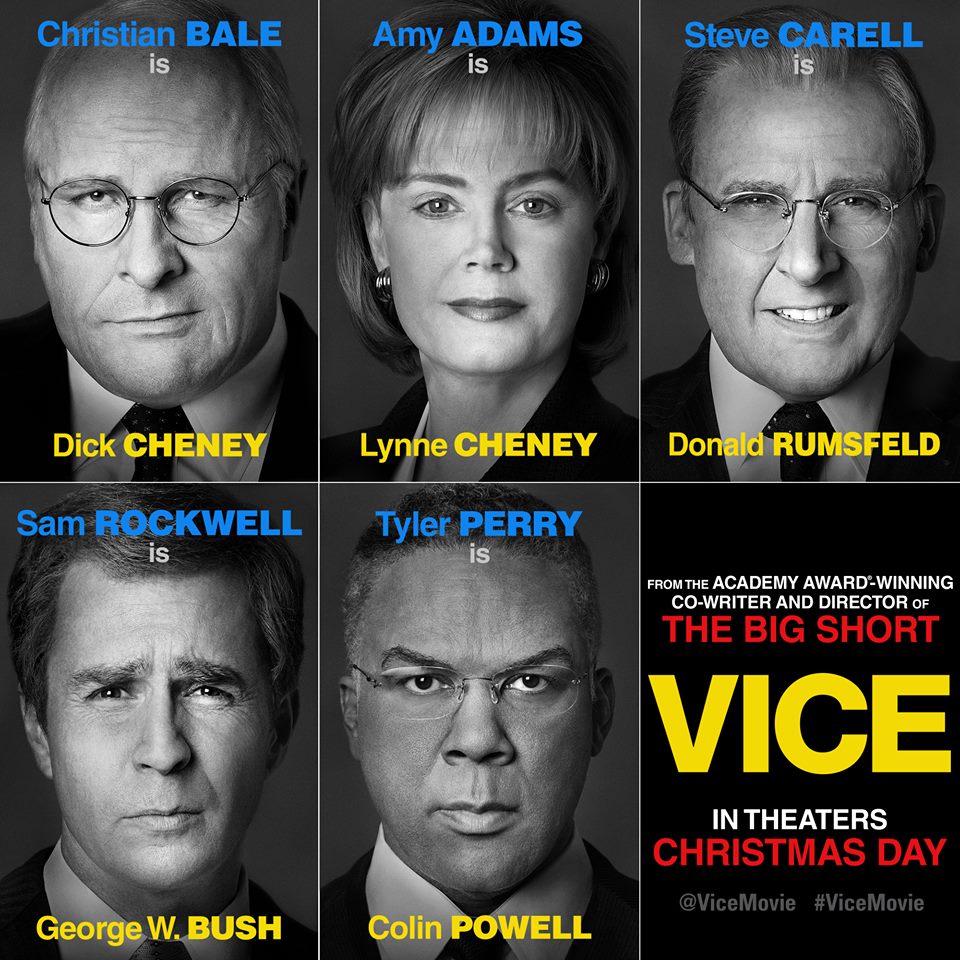 In this post I will be reviewing Adam McKay's 2019 film, Vice.