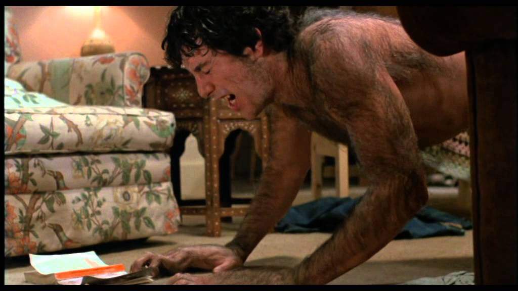 David Naughton transforming in An American Werewolf in London (1981)